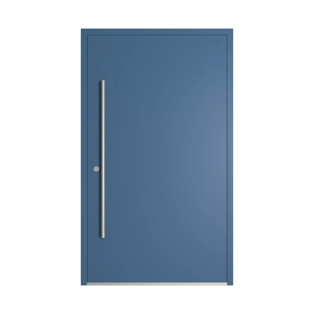 RAL 5007 Brillantblau hausturen modelle dindecor 6021-pvc  