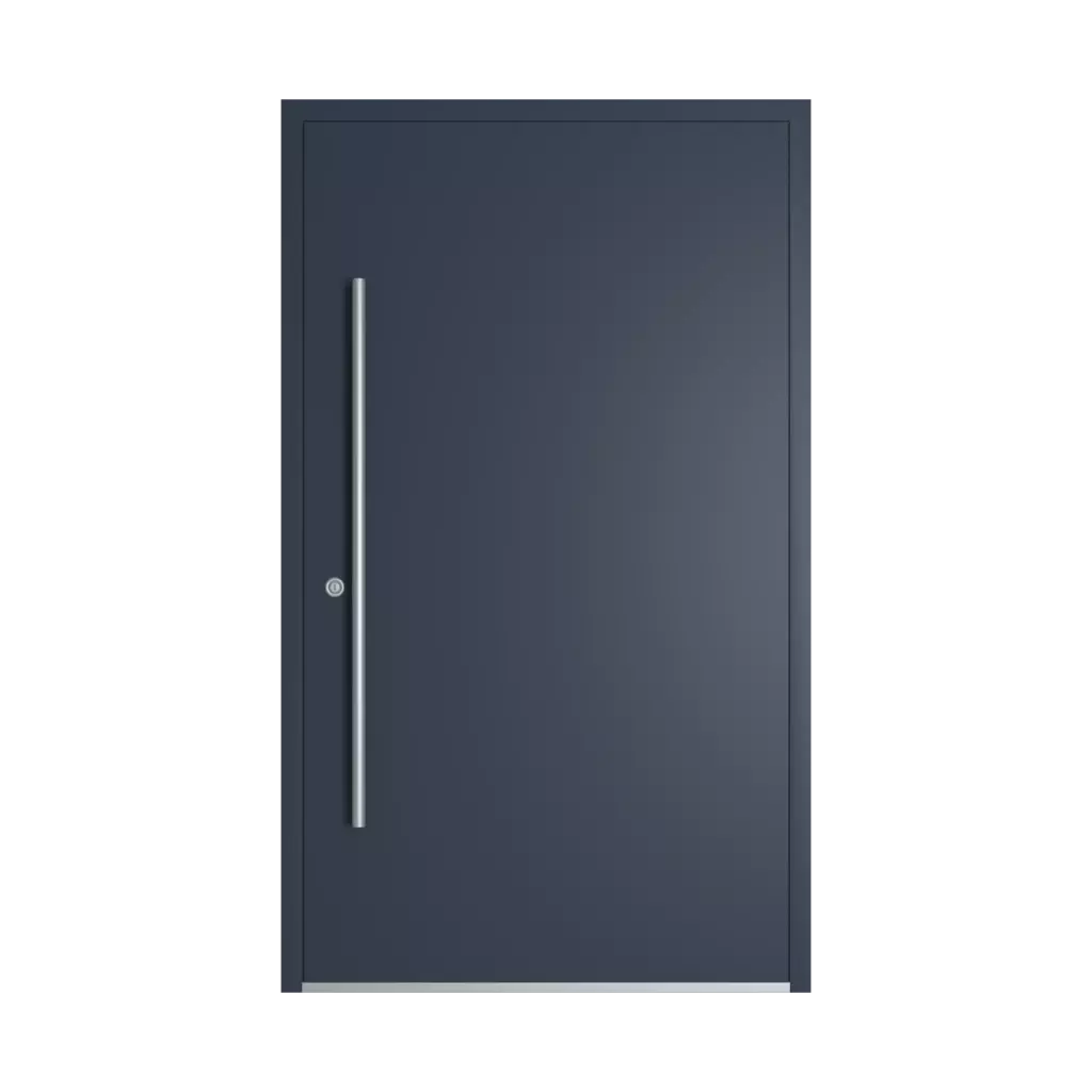 RAL 5008 Graublau hausturen modelle dindecor 5026-black  