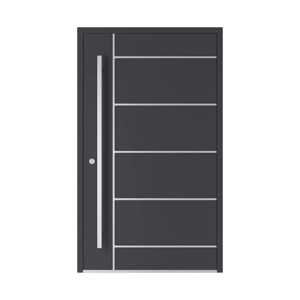 Model 2801 ST ✨ hausturen turfarben ral-farben ral-9007-graualuminium 