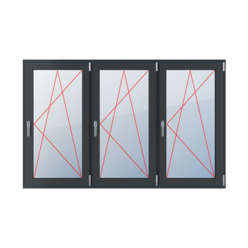 Kippen und nach rechts drehen fenster fenstertypen dreifluegelige-fenster symmetrische-horizontale-teilung-33-33-33 kippen-und-nach-rechts-drehen-4 