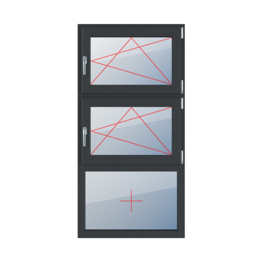Drehkipp rechts, Drehkipp rechts, Festverglasung im Rahmen fenster fenstertypen dreifluegelige-fenster symmetrische-vertikale-teilung-33-33-33 drehkipp-rechts-drehkipp-rechts-festverglasung-im-rahmen 