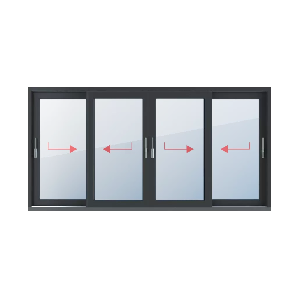 Schieben rechts, Schieben links, Schieben rechts, Schiebepfosten, Schieben links fenster fenstertypen hst-hebe-schiebe-terrassentueren vierfluegelige-fenster schieben-rechts-schieben-links-schieben-rechts-schiebepfosten-schieben-links 