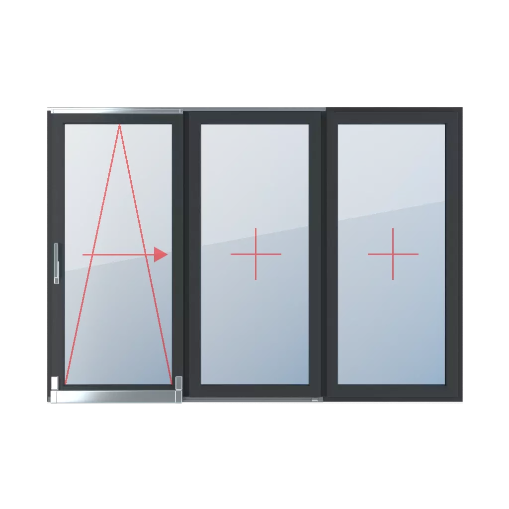 Kipp-Schiebe-rechts, Festverglasung im Flügel fenster fenstertypen psk-parallel-schiebe-kipp-terrassenfenster dreifluegelige-fenster  