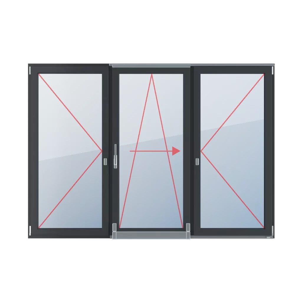 Drehen, kippen und nach rechts schieben, drehen fenster fenstertypen psk-parallel-schiebe-kipp-terrassenfenster dreifluegelige-fenster  