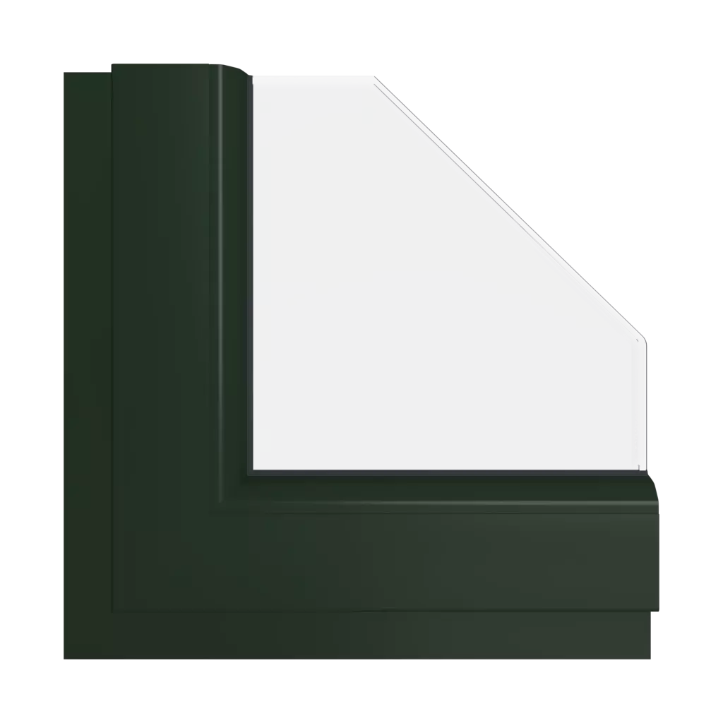 Dunkelgrün ultramatt fenster fensterfarbe veka-farben dunkelgruen-ultramatt interior
