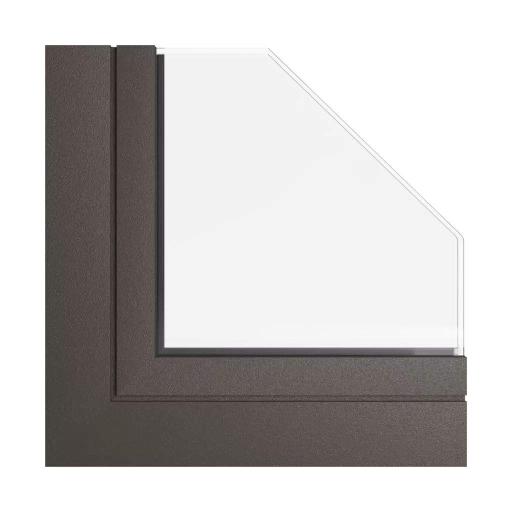 Braungrau produkte aluminiumfenster    