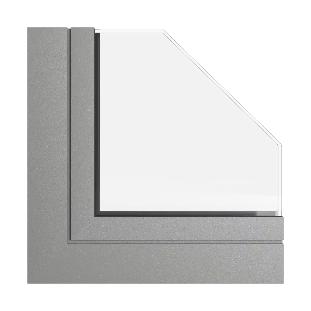 Graues Aluminium produkte klappfenster    