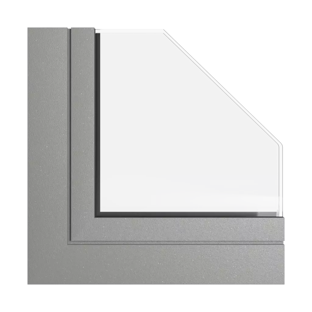 Graues Aluminium fenster fensterfarbe aliplast-farben graues-aluminium