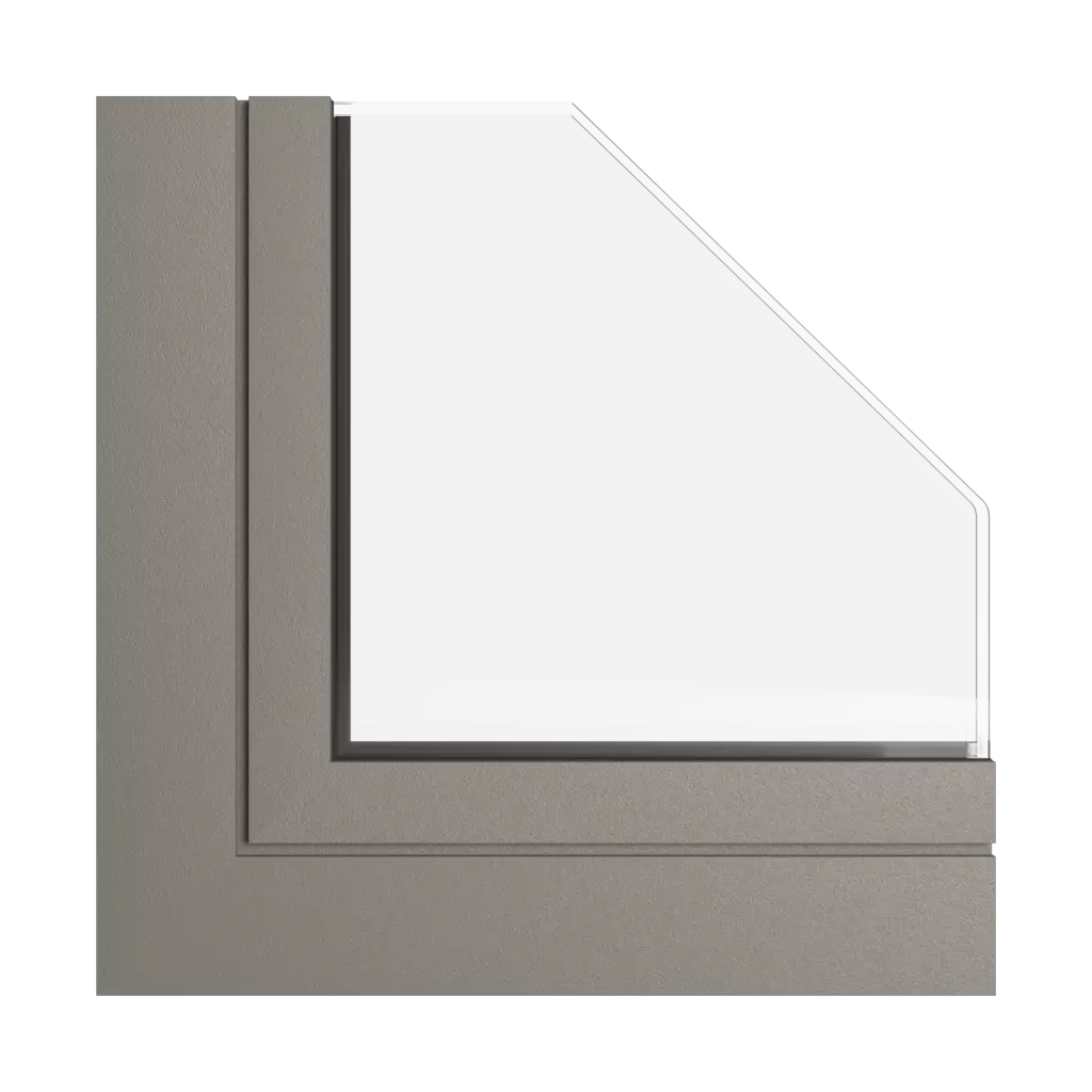 Quarzgrau fenster fensterprofile aliplast