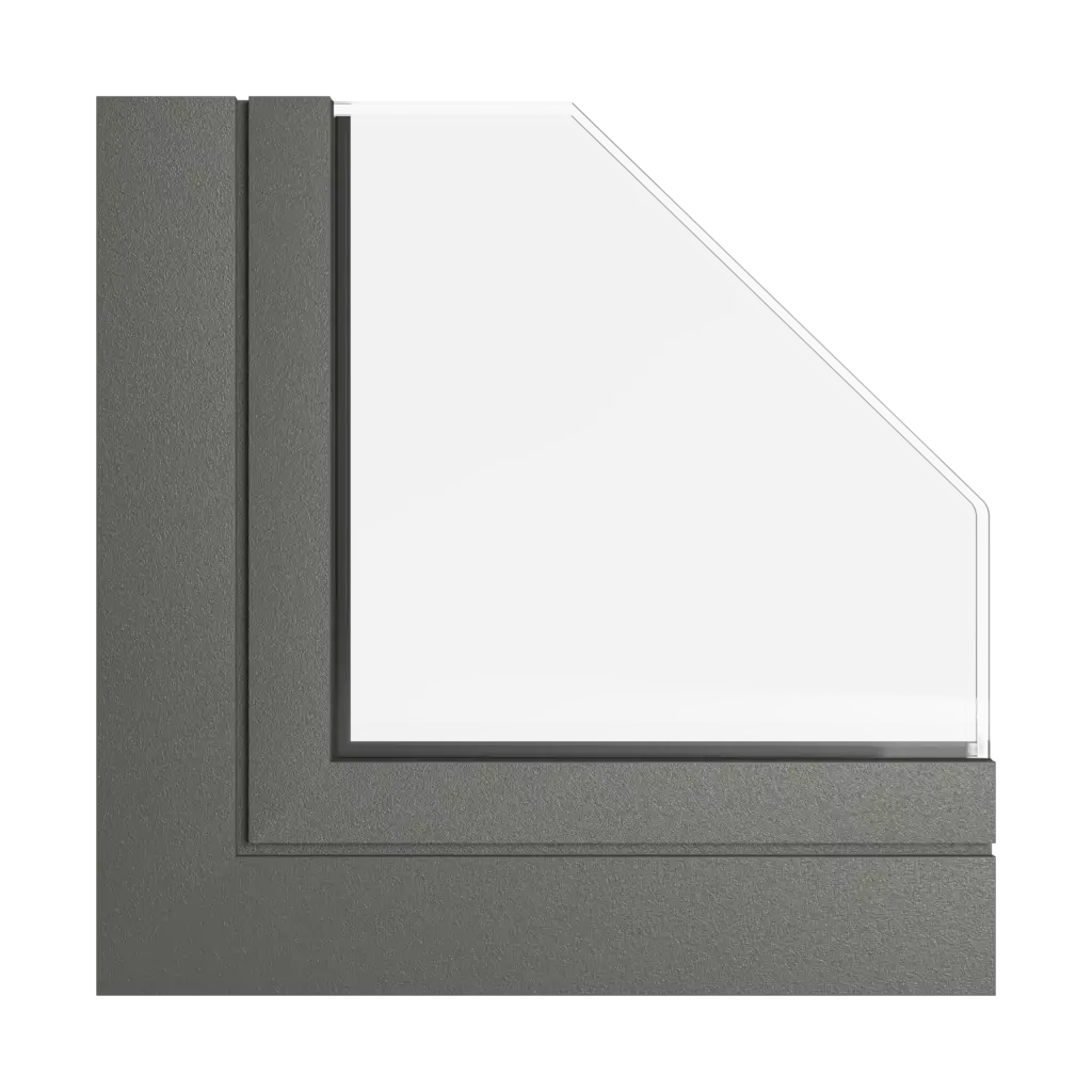 Graues Umbra fenster fensterfarbe aliplast-farben