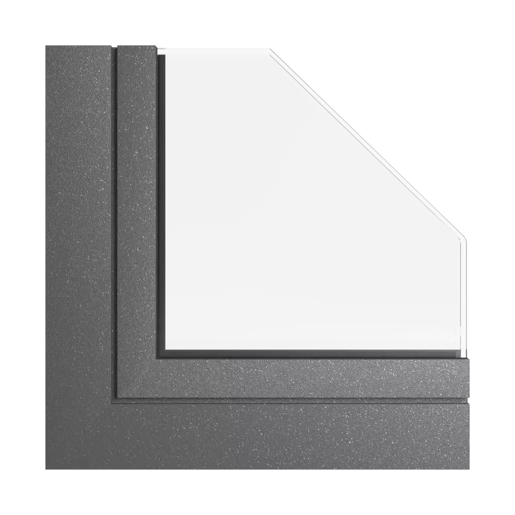 Schwarzgrau produkte aluminiumfenster    