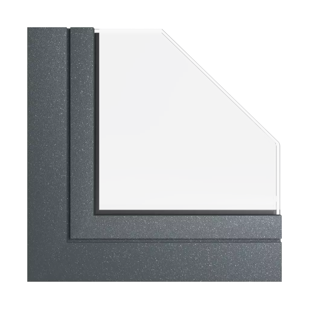 Anthrazitgrau metallic produkte fassadenfenster    
