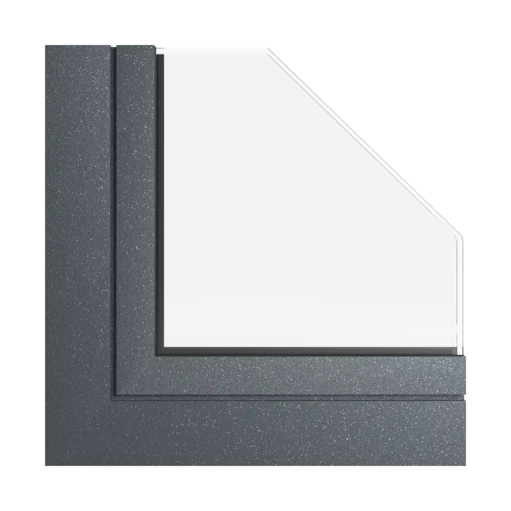 Anthrazitgrau metallic fenster fensterfarbe aliplast-farben