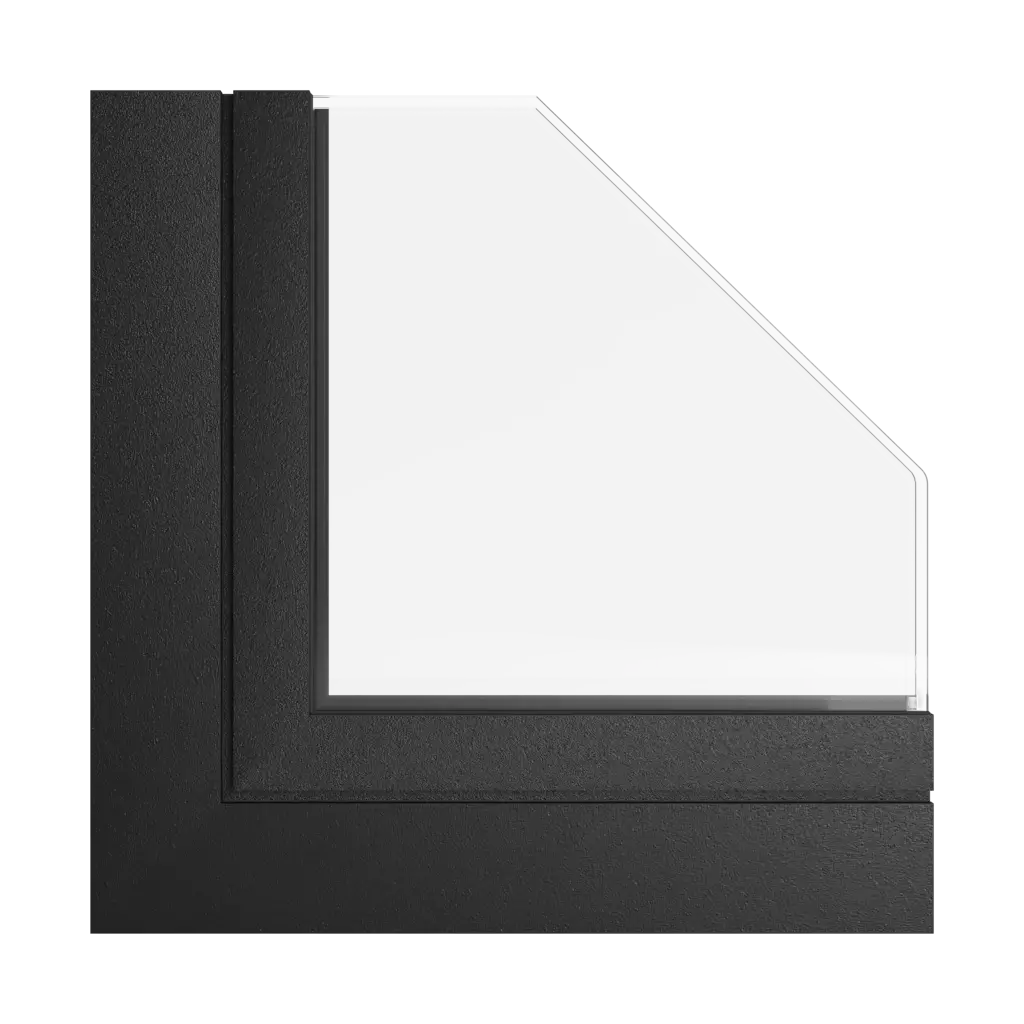 Dunkelschwarz produkte aluminiumfenster    