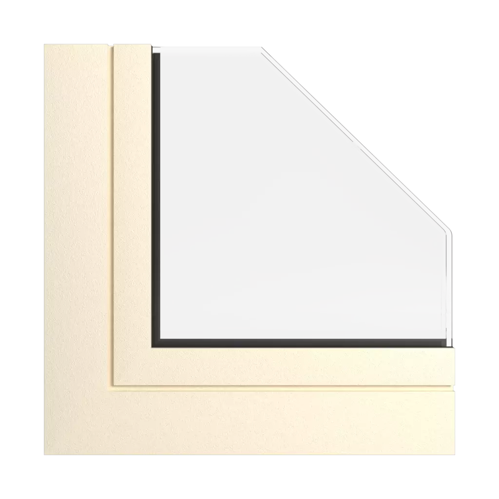 Cremiges Beige produkte aluminiumfenster    