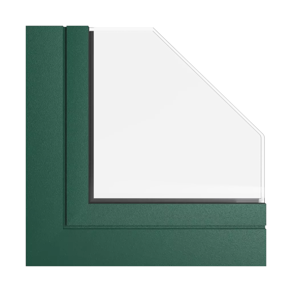 Grünes Moos fenster fensterprofile aliplast