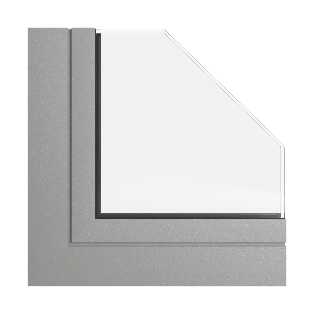 Grauer Aluminium Tiger fenster fensterfarbe aliplast-farben