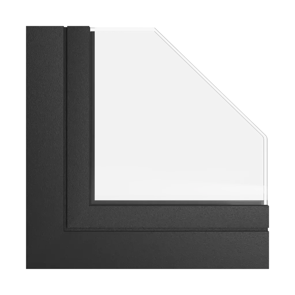 Schwarzer Graphit tiger produkte aluminiumfenster    
