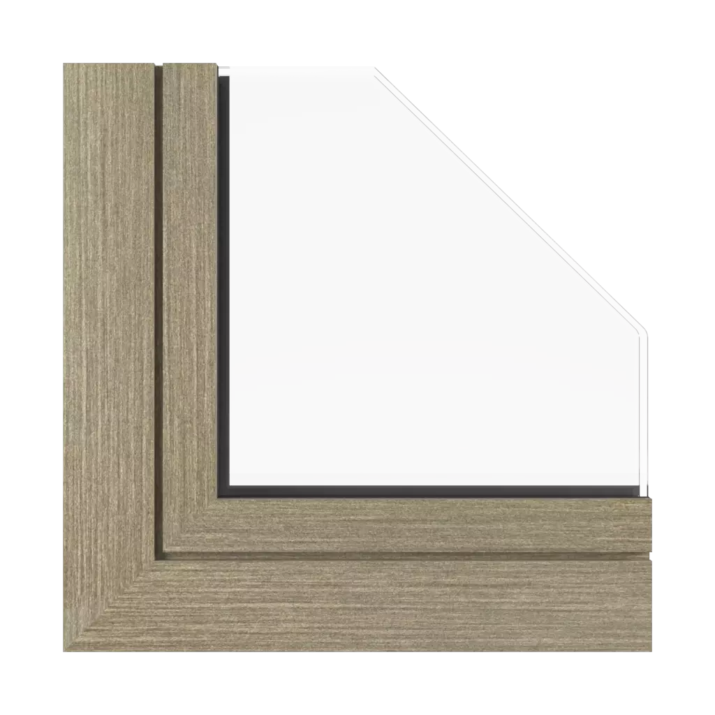 Vintage-Eiche fenster fensterprofile aluprof mb-skyline