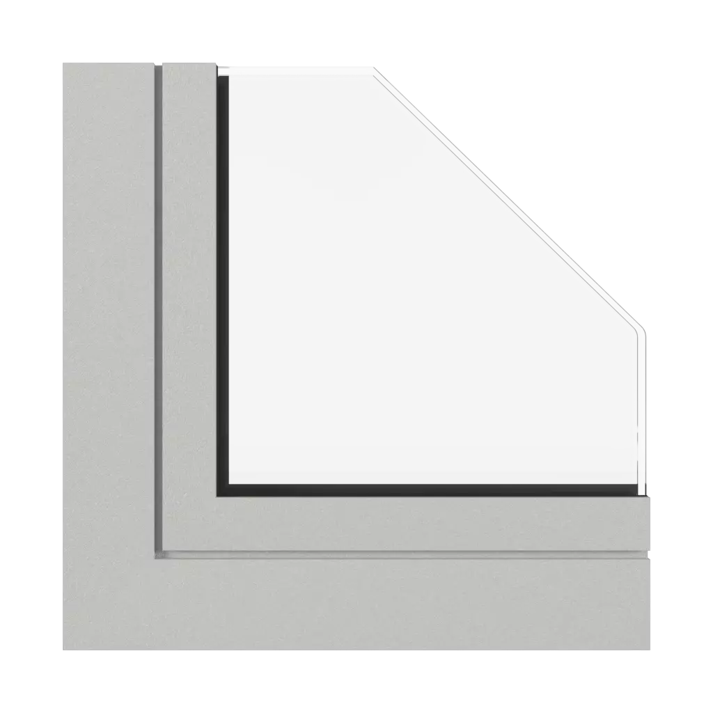 Hellgraue feine Struktur fenster fensterprofile aluprof mb-skyline