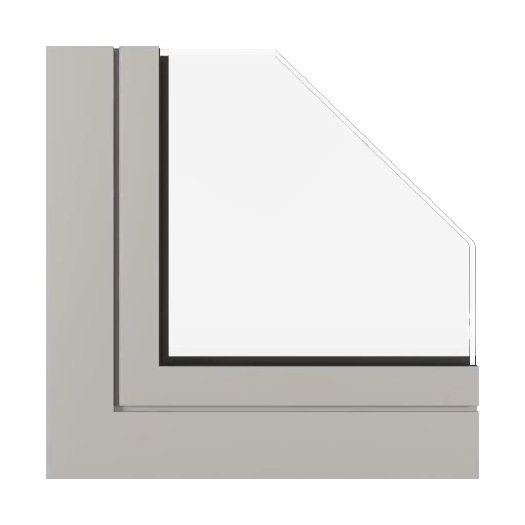 Grauer SK fenster fensterprofile aluprof mb-sr50n-ei-effekt