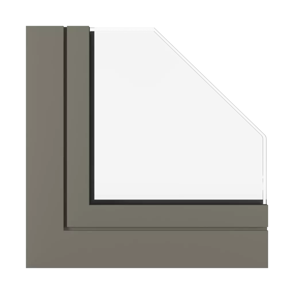 Quarzgrau SK fenster fensterprofile aluprof mb-ferroline