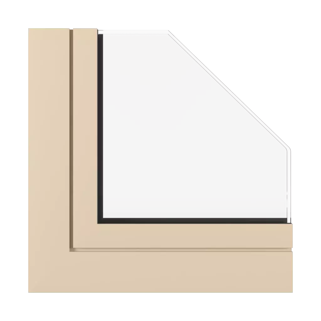 Beige SK fenster fensterprofile aluprof mb-skyline