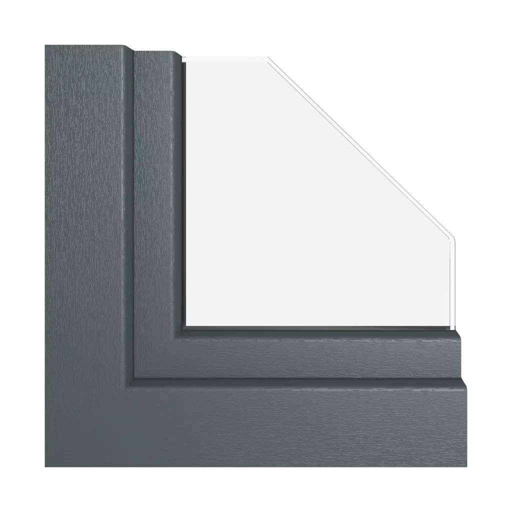 Anthracite grey fenster fensterprofile rehau hst-synego