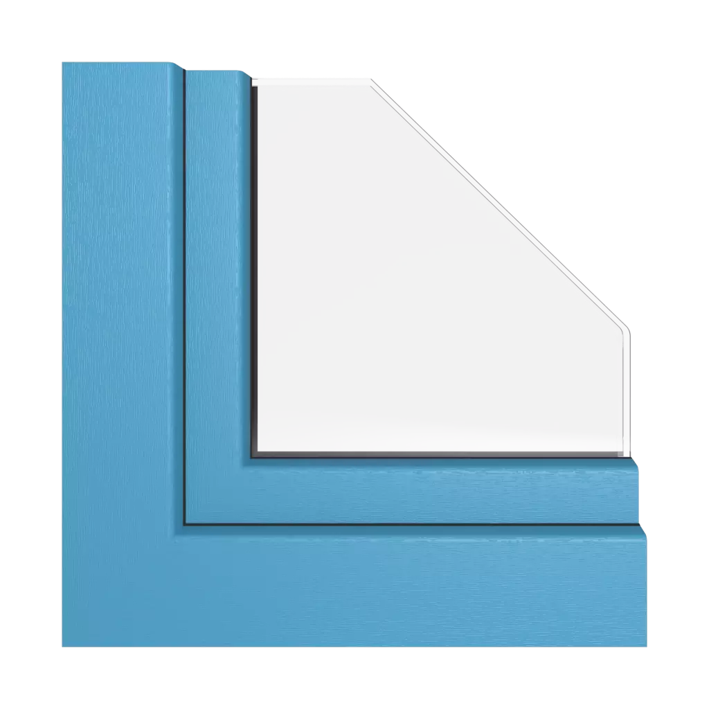 Brilliantes Blau fenster fensterprofile rehau hst-synego