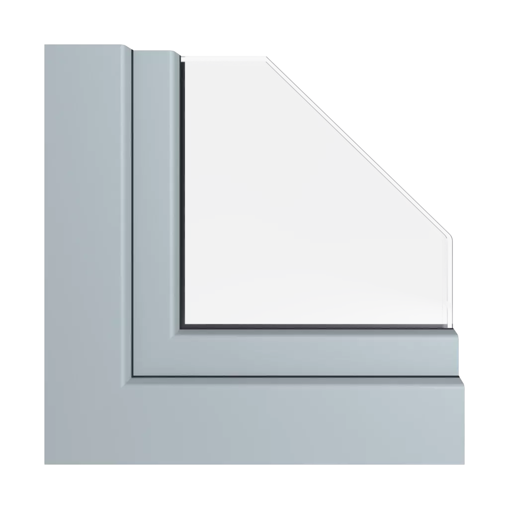 Grau glatt fenster fensterprofile rehau hst-synego