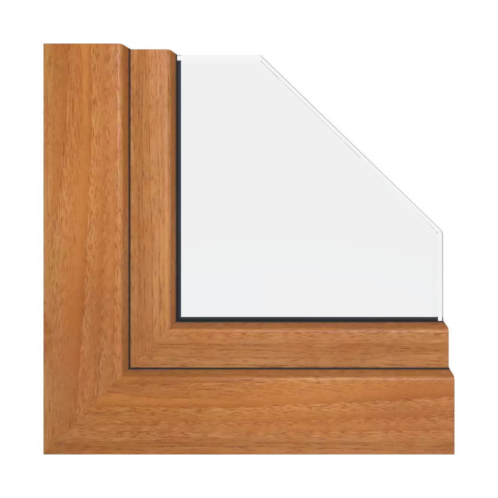 Walnuss-Amaretto fenster fensterprofile aluplast hst-85mm