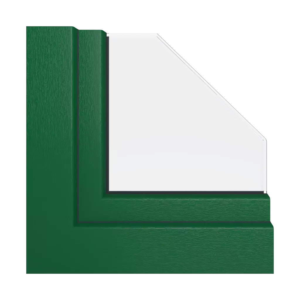 Grün fenster fensterfarbe aluplast-farben   