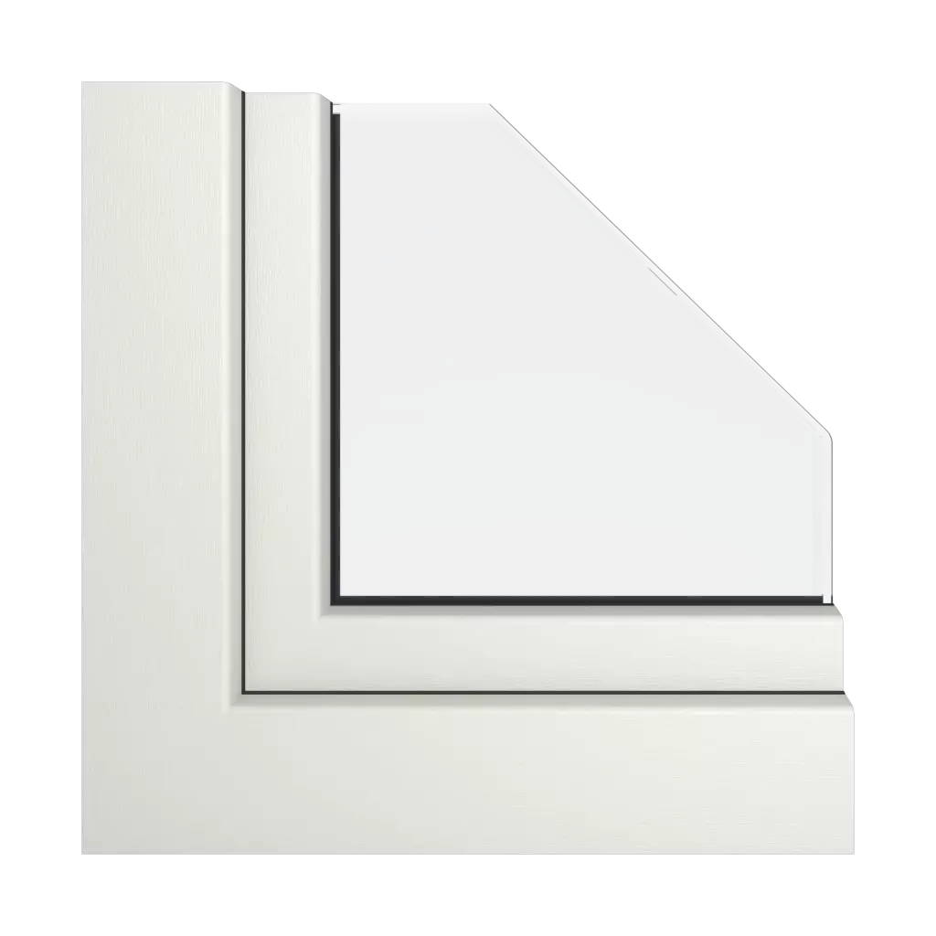 Weißer Papyrus fenster fensterprofile aluplast hst-85mm