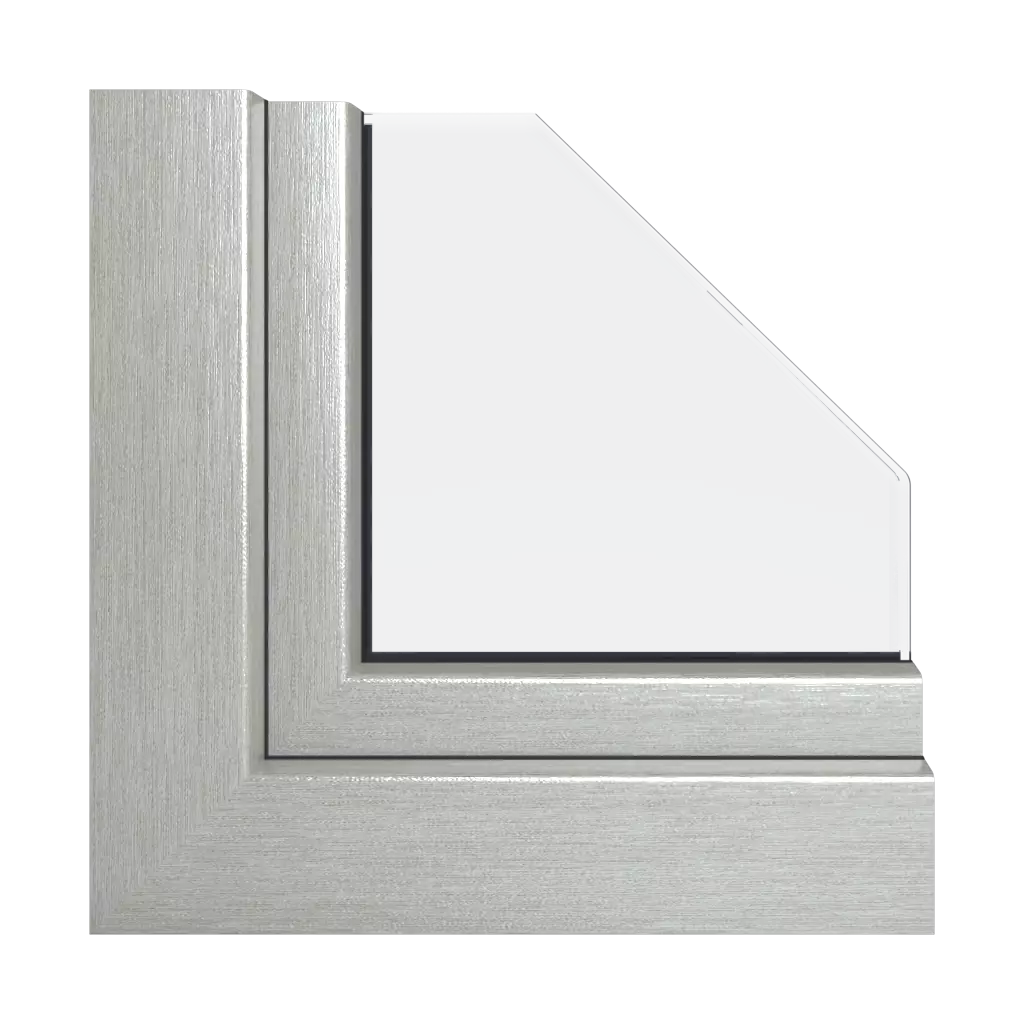 Aluminium gebürstet fenster fensterprofile aluplast ideal-8000