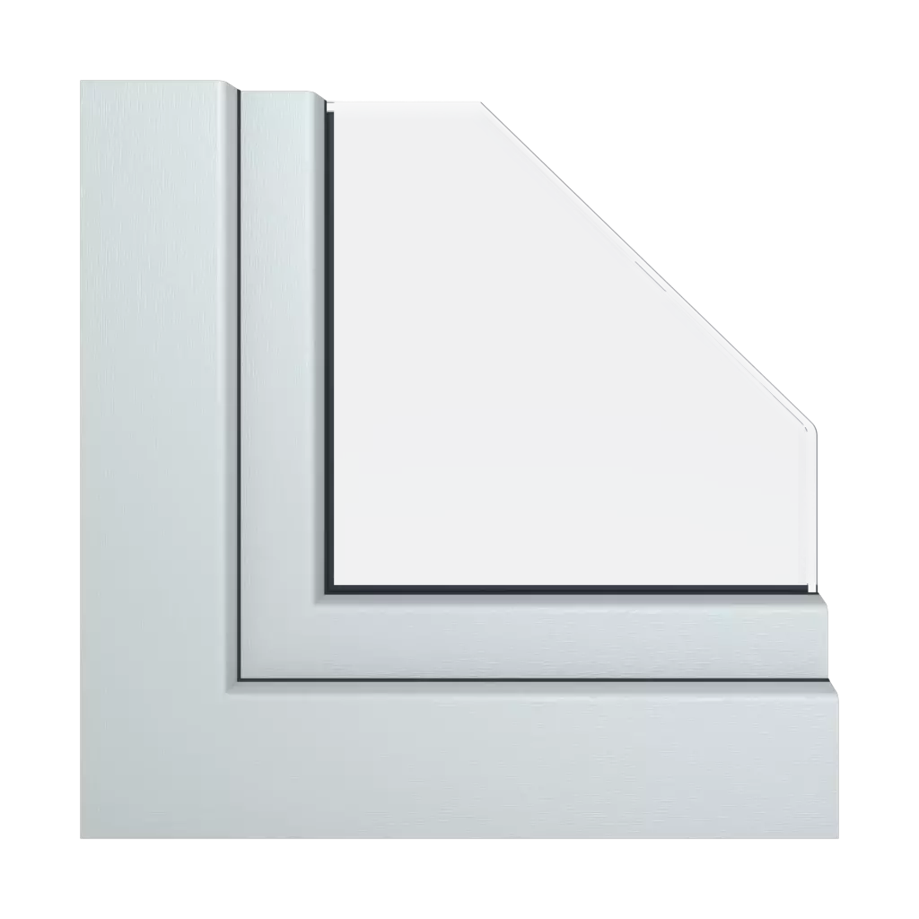 Strukturelles Grau fenster fensterprofile aluplast ideal-4000-85mm