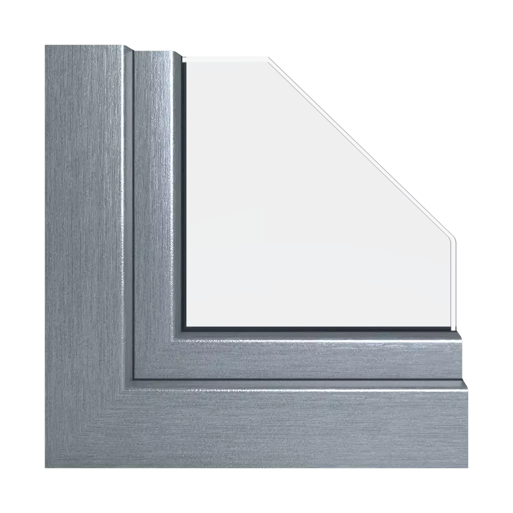 Silbermetallic fenster fensterprofile schueco living-md