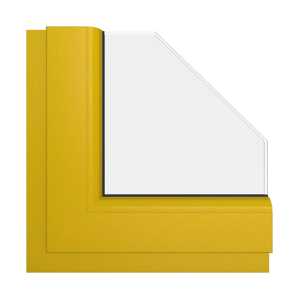 Gelb fenster fensterfarbe schueco-farben gelb interior