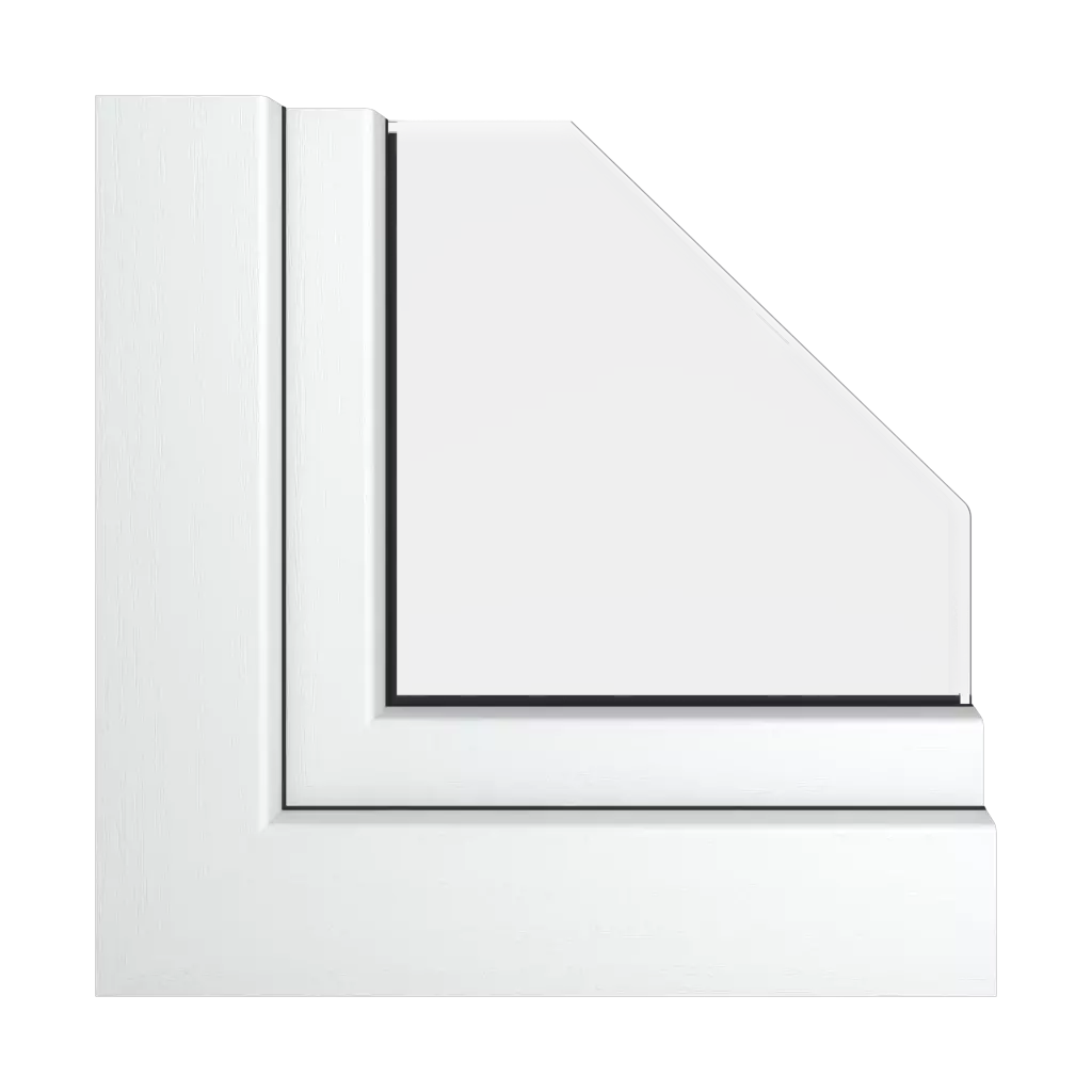 Reinweiß RAL 9010 fenster fensterprofile gealan linear