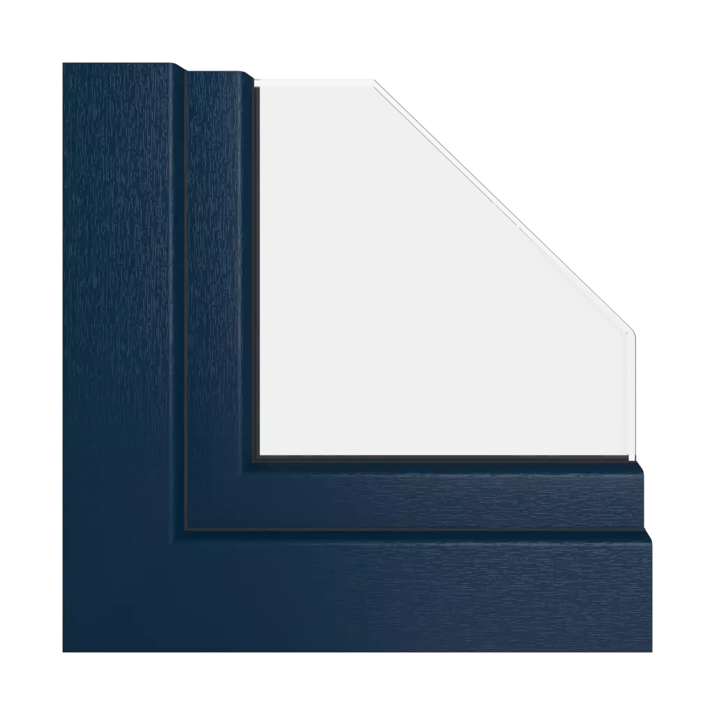 Dunkelblau RAL 5011 fenster fensterprofile gealan s-8000