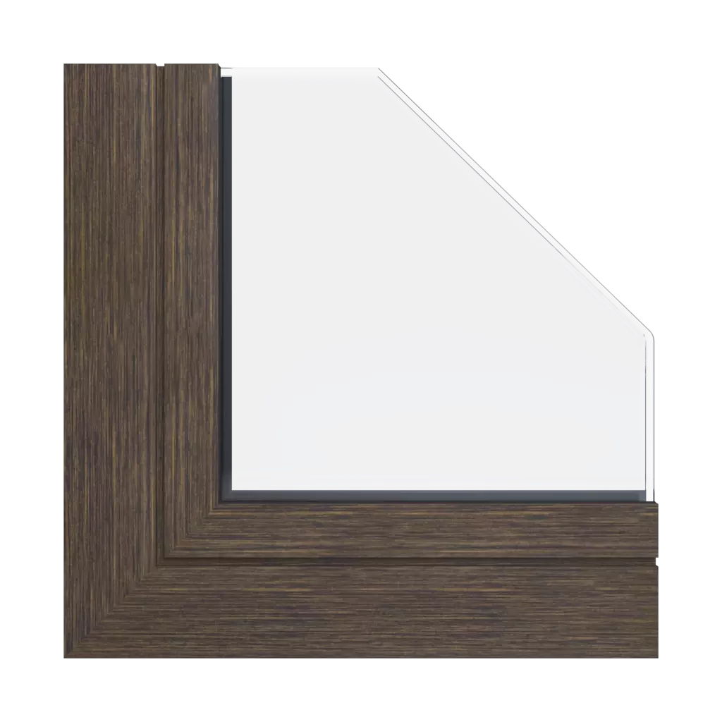 Wenge-Holz-Effekt fenster fensterprofile aliplast