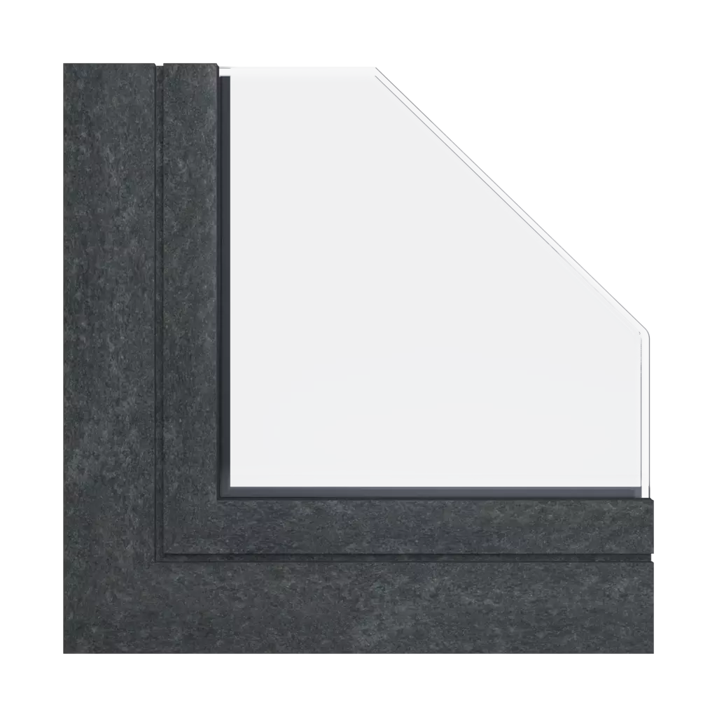 Dachbodenansicht aus dunklem Beton ✨ 🆕 produkte aluminiumfenster    