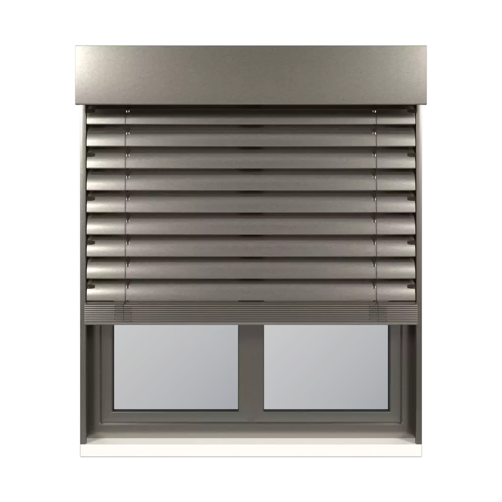 Metallic-Grau DB703 fenster fensterzubehoer fassadenjalousien aluprof