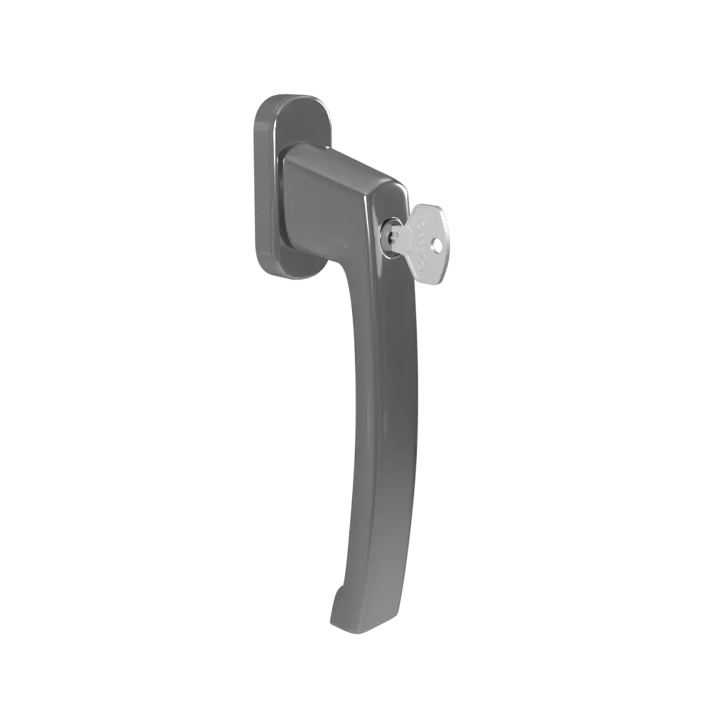 Griff mit Schlüssel des KS-Schiebers, Stahl fenster fensterzubehoer griffe suwanka-ks mit-einem-schluessel griff-mit-schluessel-des-ks-schiebers-stahl