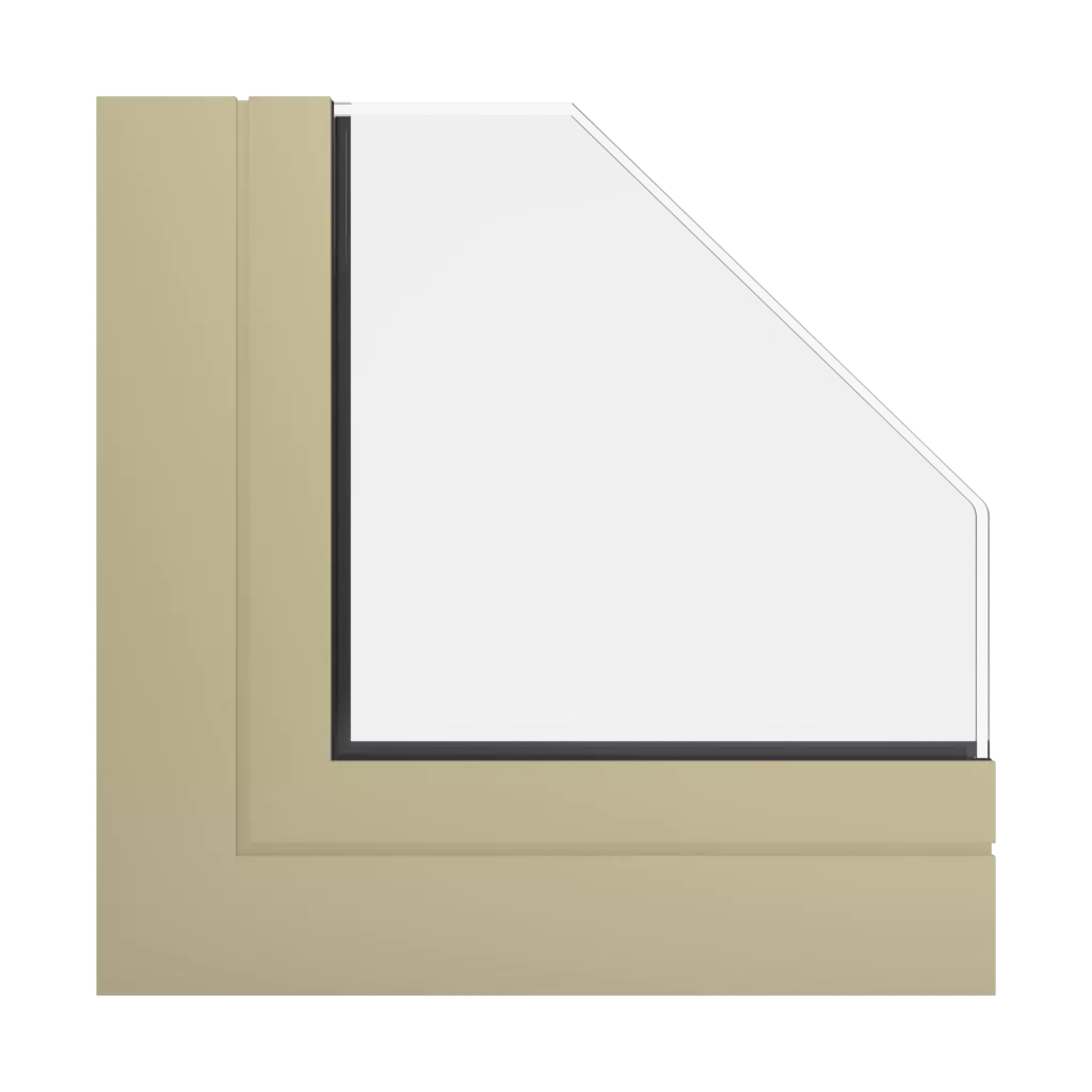 RAL 1000 Grünbeige fenster fensterprofile aliplast mc-glass