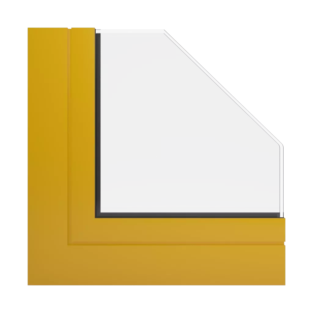 RAL 1004 Goldgelb fenster fensterprofile aliplast mc-glass