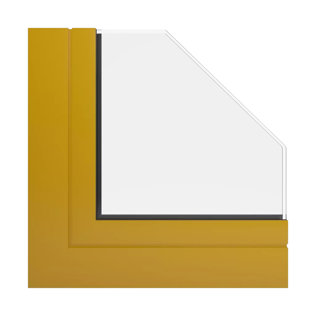 RAL 1005 Honiggelb fenster fensterprofile aluprof mb-77hs