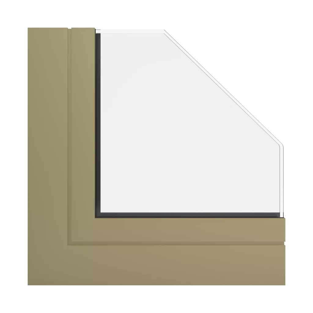 RAL 1020 Olivgelb fenster fensterprofile aluprof mb-79n