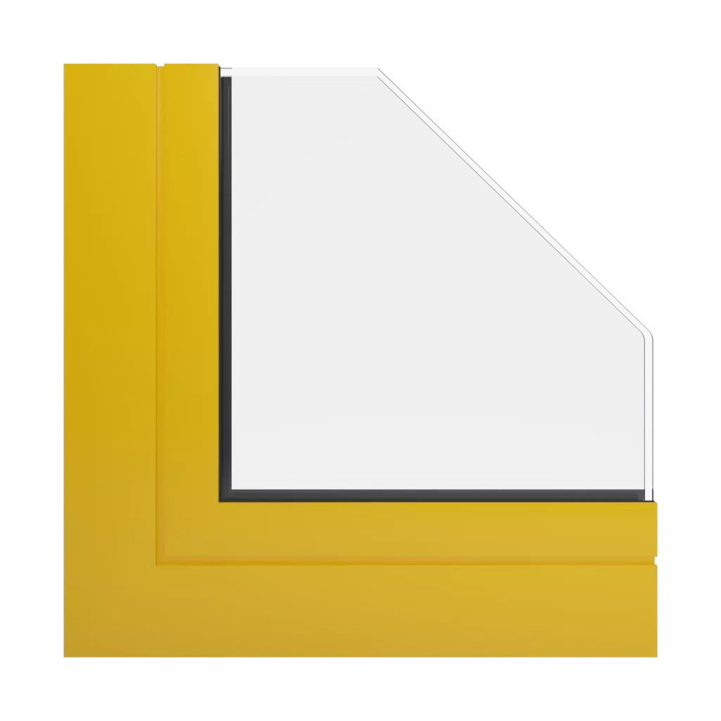 RAL 1023 Verkehrsgelb fenster fensterprofile aluprof mb-skyline-typ-r