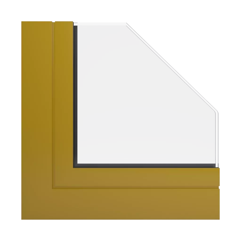 RAL 1027 Currygelb fenster fensterprofile aliplast panorama