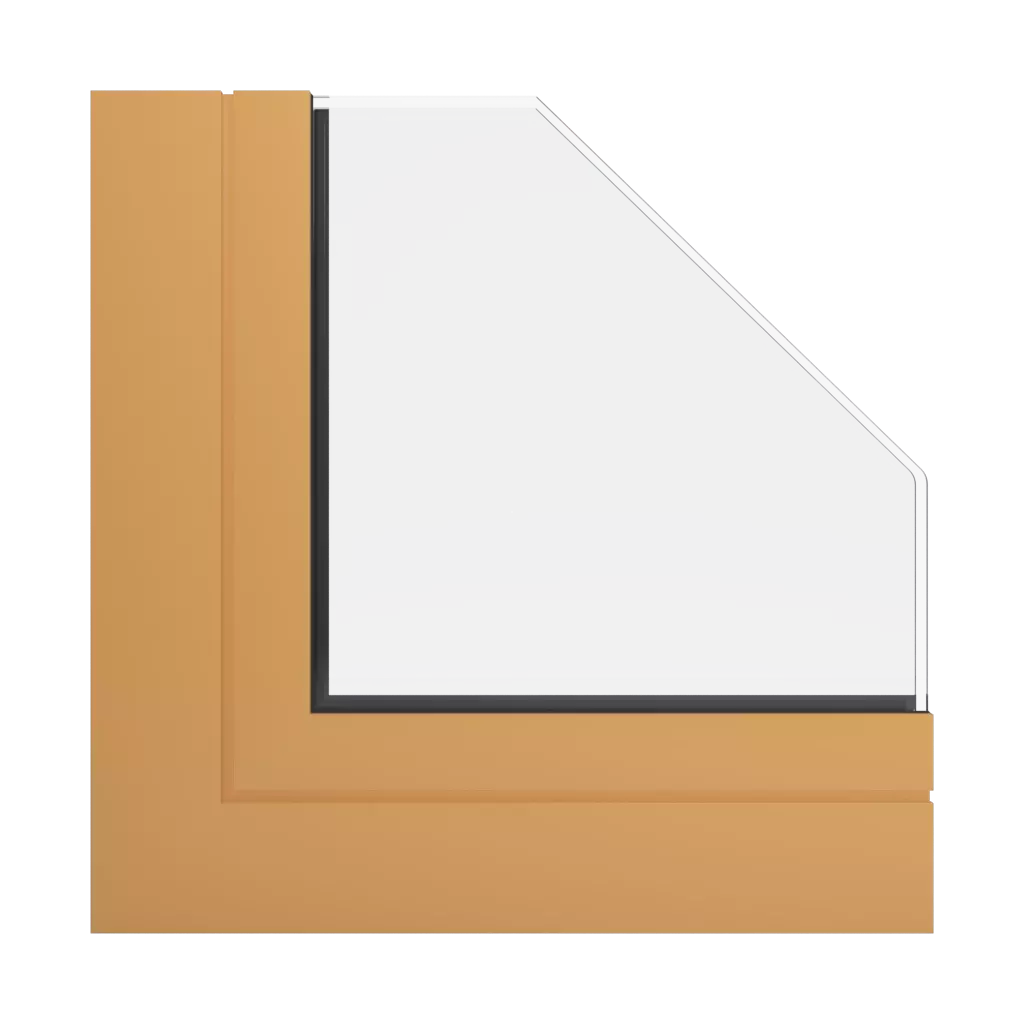 RAL 1034 Pastellgelb fenster fensterprofile aliplast mc-glass